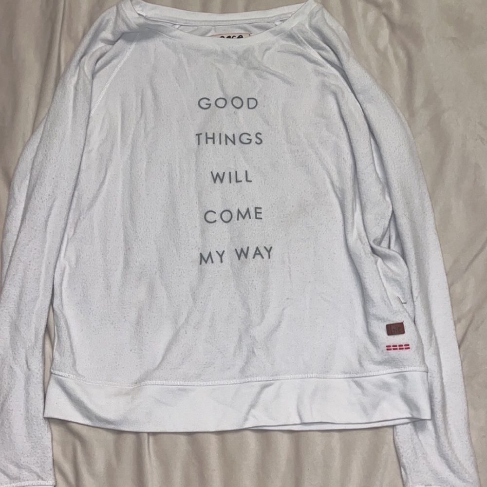 Peace love world sweatshirt